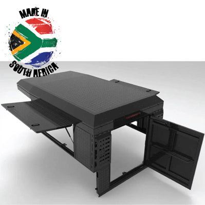 Alu-Cab Canopy Camper Toyota Hilux Vigo X/Cab 2005-2015 in schwarz