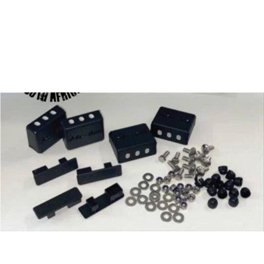 Alu-Cab Querträger Füsse 40mm schwarz (4 Stk.)