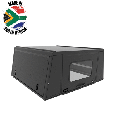 Alu-Cab Hardtop Adventure Toyota Land Cruiser 79 1984+ Doppelkabine schwarz/ geriffelt