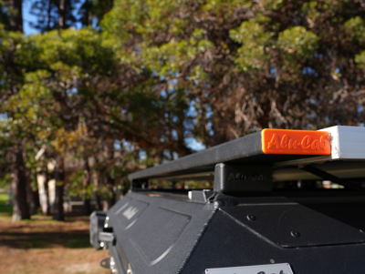 Alu-Cab Querträger 1450mm in Schwarz ohne Füße (2er Set)