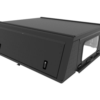 Alu-Cab Hardtop "Adventure" Isuzu D-Max 2012-2020 Doppelkabine schwarz/ geriffelt