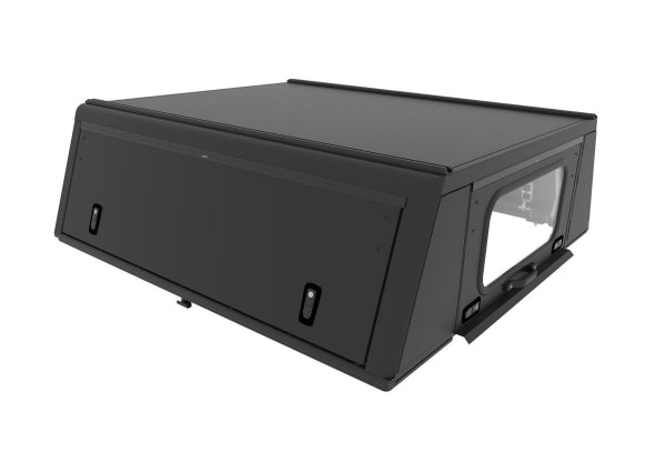 Alu-Cab Hardtop Explorer Isuzu D-Max 2021+ Space-Cab schwarz/ geriffelt