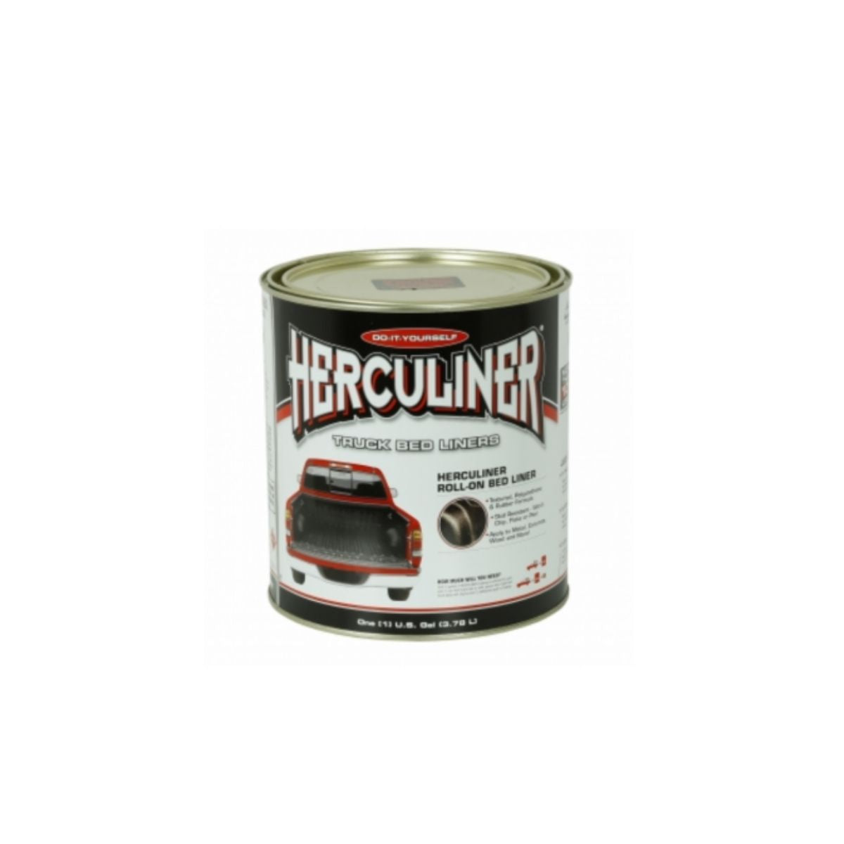 Herculiner 7m2 Kit schwarz Beschichtung für Ladefläche PU Laderaumbeschichtung