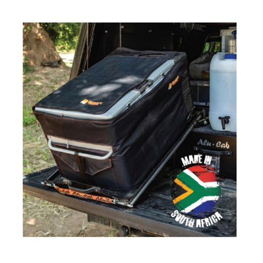 Alu-Cab Kühlboxauszug mit Kippfunktion 60L, Schwarz 