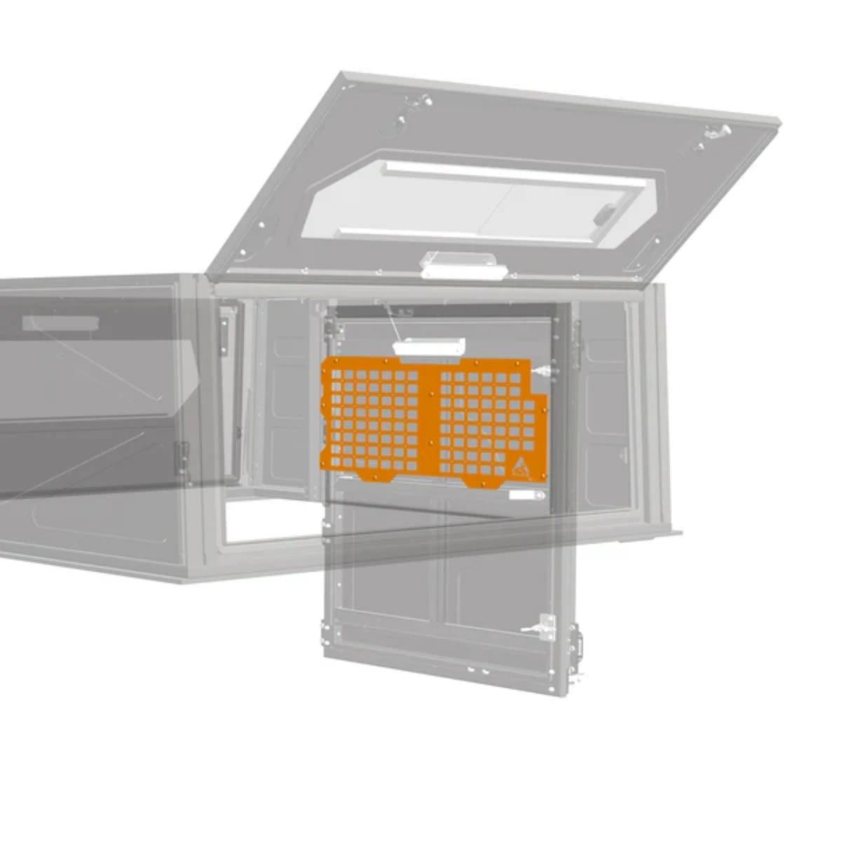 Alu-Cab ModCAP Molle Platte Hecktür Oben Land Cruiser D/Cab