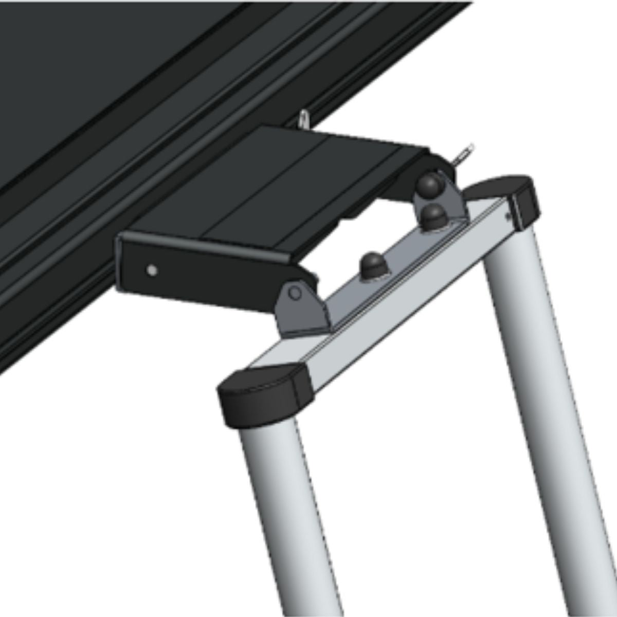 Alu-Cab LT-50 "Lightweight" Dachzelt Verlängerungshalter für Leiter