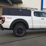 Alu-Cab Hardtop Explorer Ford Ranger 2012-22 Extrakabine schwarz/ geriffelt
