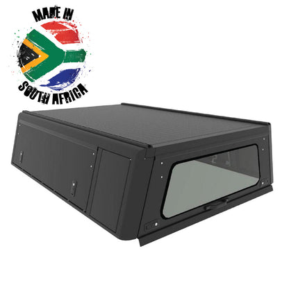 Alu-Cab Hardtop Explorer Nissan Navara 2005-2015 King-Cab schwarz/ glatt