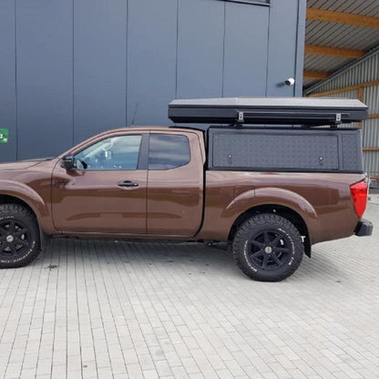 ALU-CAB HARDTOP EXPLORER NISSAN NAVARA 2016+ KING-CAB SCHWARZ/ GERIFFELT