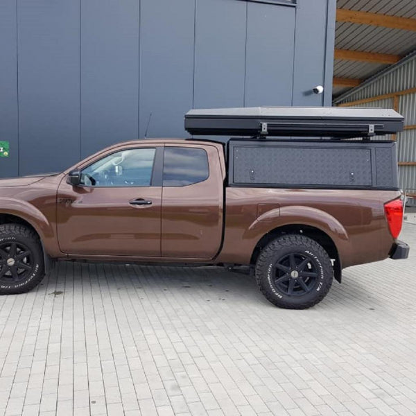 ALU-CAB HARDTOP EXPLORER NISSAN NAVARA 2016+ KING-CAB SCHWARZ/ GERIFFELT