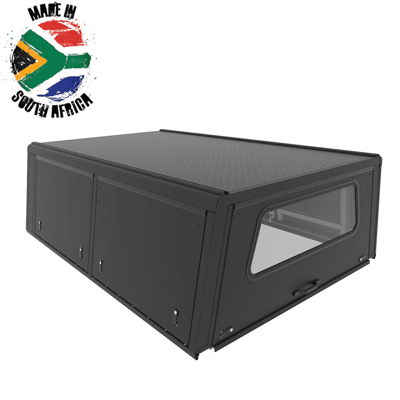 Alu-Cab Hardtop "Explorer" für Toyota Land Cruiser 79 1984+ Einzelkabine schwarz/ glatt