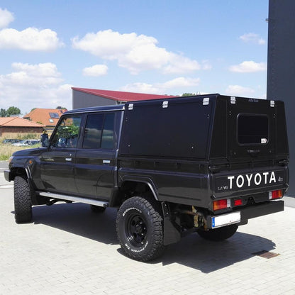 Alu-Cab Hardtop Adventure Toyota Land Cruiser 79 1984+ Doppelkabine schwarz/ glatt