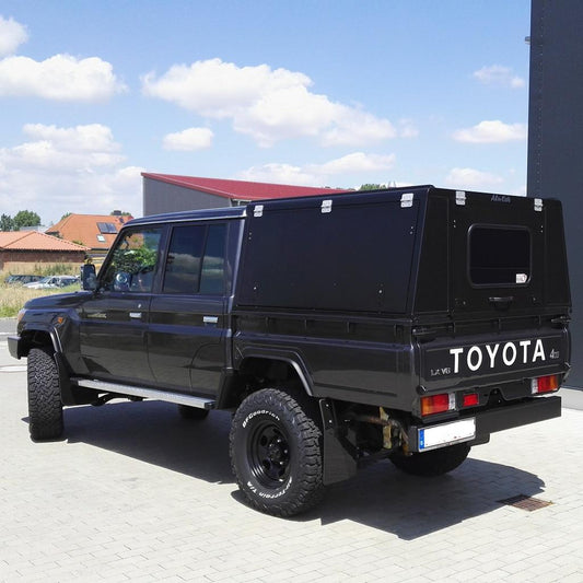 Alu-Cab Hardtop Adventure Toyota Land Cruiser 79 1984+ Doppelkabine schwarz/ glatt