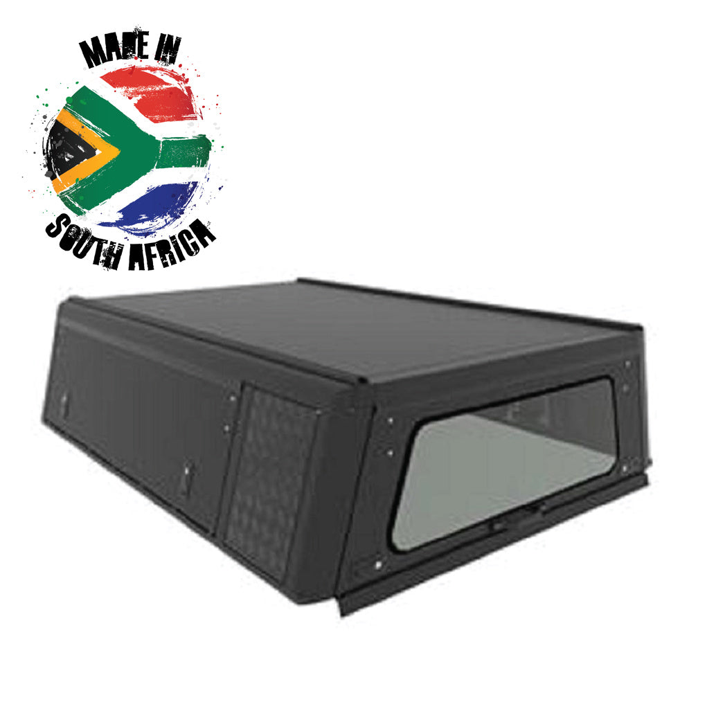 Alu-Cab Hardtop Explorer Isuzu D-Max 2021+ Space-Cab schwarz/ geriffelt