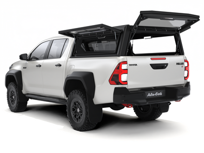 Alu-Cab Hardtop "Contour" für Toyota Hilux Revo 2016+ Doppelkabine mit Fenster