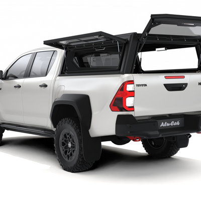Alu-Cab Hardtop "Contour" für Toyota Hilux Revo 2016+ Doppelkabine mit Fenster