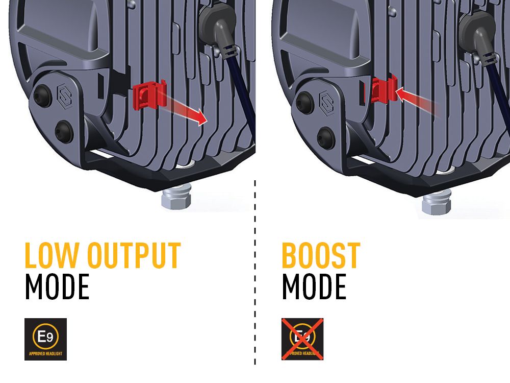 Lazer Lamps Zusatzfehrlicht Scheinwerfer Sentinel Standard 7" (Schwarz)