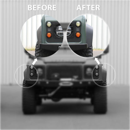 Kotflügelverbreiterung für den Land Rover Defender (vorne und hinten) - Nakatanenga