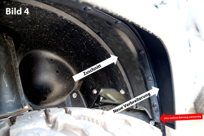 Kotflügelverbreiterung für den Land Rover Defender (vorne und hinten) - Nakatanenga