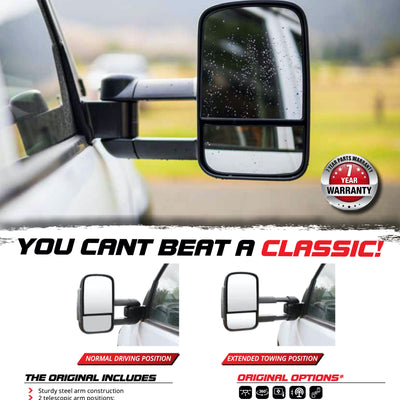 Clearview Original  Towing Mirror zu Ford Ranger 2012+  ohne elektrisch anklappen