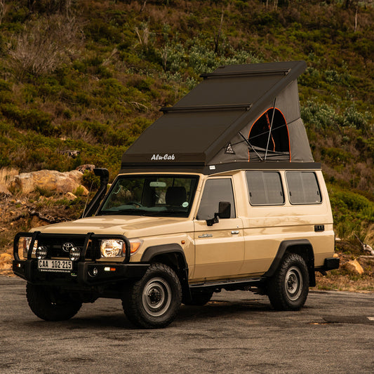 Alu-Cab Hubdach "Hercules G2" für Toyota Land Cruiser 75 & 78, schwarz
