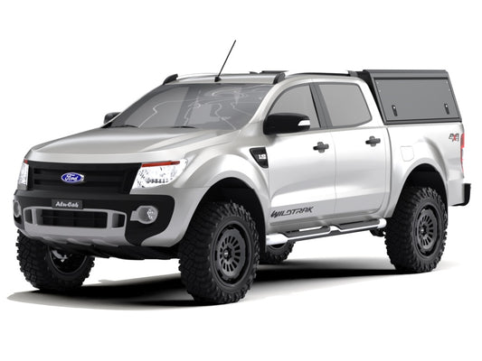 Alu-Cab Hardtop "Guard" für Ford Ranger 2012-2022 Doppelkabine schwarz/ glatt