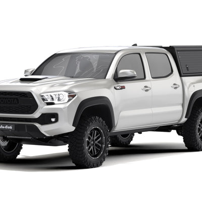 Alu-Cab Hardtop "Guard" für Toyota Tacoma 2016-2023 Shortbed schwarz/ geriffelt