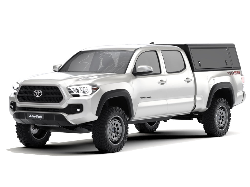 Alu-Cab Hardtop "Guard" für Toyota Tacoma 2016-2023 Longbed schwarz/ glatt