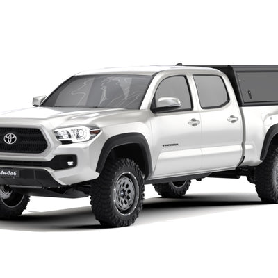 Alu-Cab Hardtop "Guard" für Toyota Tacoma 2016-2023 Longbed schwarz/ glatt