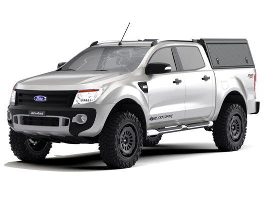 Alu-Cab Hardtop "Guard" für Ford Ranger 2012-2022 Doppelkabine schwarz/ geriffelt