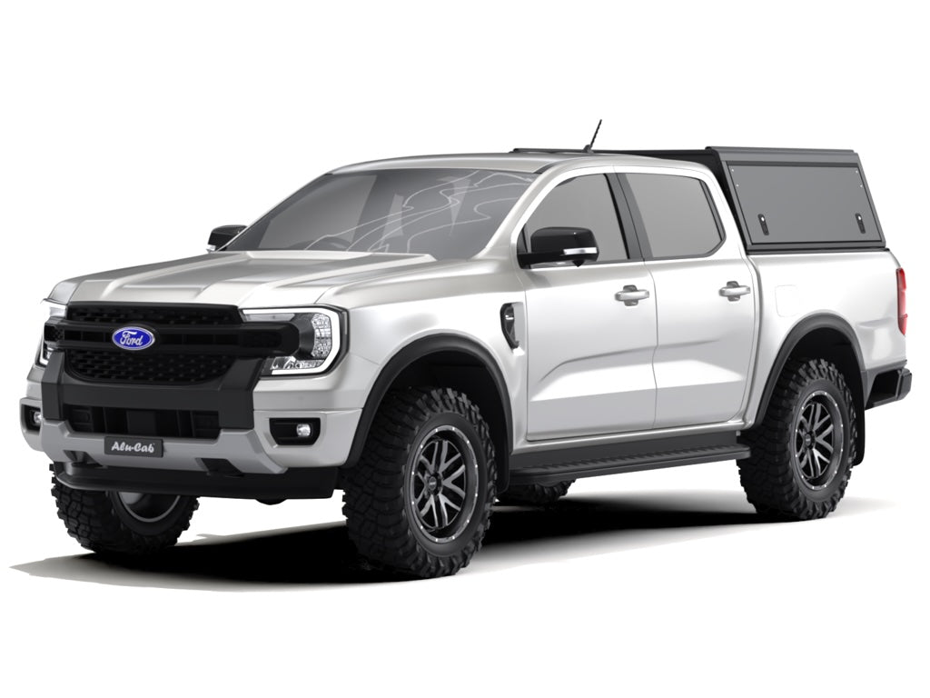 Alu-Cab Hardtop "Guard" für Ford Ranger 2023+ Doppelkabine schwarz/ glatt