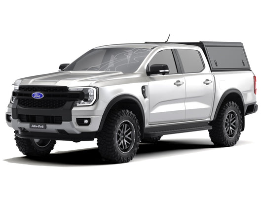 Alu-Cab Hardtop "Guard" für Ford Ranger 2023+ Doppelkabine schwarz/ glatt