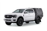 AluBlack Flatbed mit Canopy für Ford Ranger 2023+ Doppelkabine