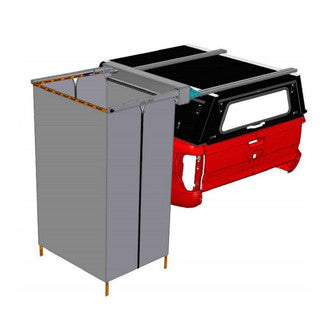 Alu-Cab Halterung für Shower Cube - Alu-Cab Querträger