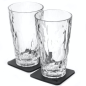 Preview: Silwy Magnet-Kunststoffgläser 2er-Set Longdrink clear