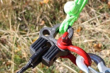 Factor 55 Windenhaken Flat Link MultiMount, grau