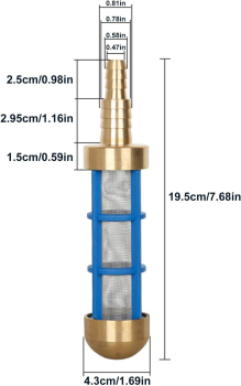 Preview: GJCrafts 3/4'' 1/2 '' Saugfilter