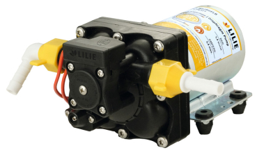 LILIE Soft Serie Pumpe WeißGELB mit Bypass-Steuerung - 2,1 bar - 11,3 l/min