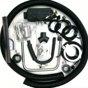 99% Camper-Kit - Heizungs-Komplettset mit 2kW Leistung, 12V, PU-27 Bedienteil, 48mm Flansch
