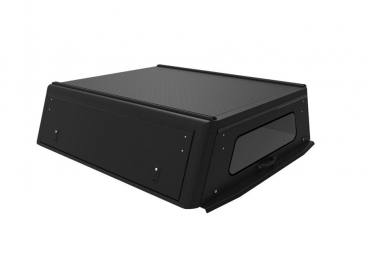 ALU-CAB HARDTOP EXPLORER NISSAN NAVARA D40 2005-2015 DOPPELKABINE STD. PRITSCHE SCHWARZ/ GLATT