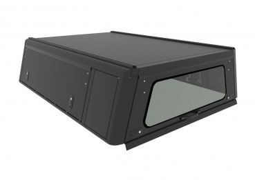 Alu-Cab Hardtop Explorer Toyota Hilux 2005-2015 Extra-Cab schwarz/ glatt