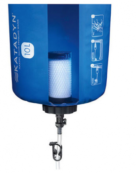 Preview: Base Camp Pro 10L Trekking Outdoor Wassersack mit Mikron Filter