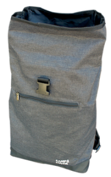 CAMP COVER RUCKSACK ROLL-UP DUNKELGRAU