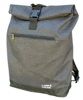 CAMP COVER RUCKSACK ROLL-UP DUNKELGRAU