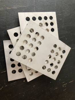 Dachzelt Montage Versatzplatten aus Inox