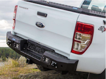 Rival Heckstossstange für Ford Ranger 2,2; 3,2, schwarz