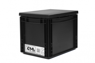 Mini-TrockenTrennToilette KoMa Kackbox, schwarz