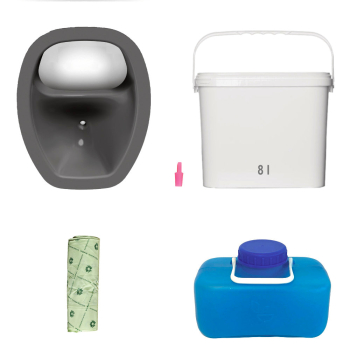 Trelino® • Selbstbauset M für kompakte Trenntoiletten