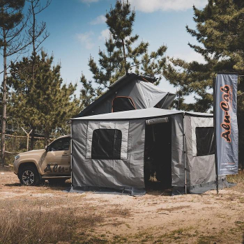 Preview: ALU-CAB 270° MARKISE SEITENWÄNDE SET LINKS