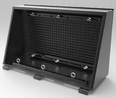 ALU-CAB SEITENFACH UNIVERSAL 750 MIT GITTER FÜR BERGUNGS ZUBEHÖR